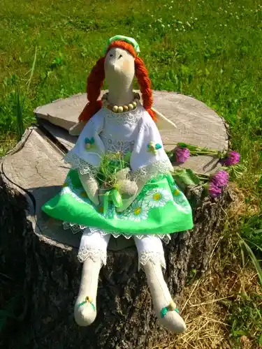 Цветочный Ангел тильда