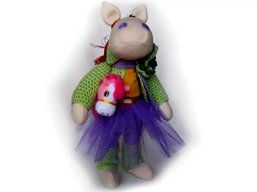 Кукла тильда лошадка Нюша