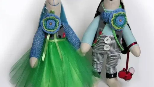 Влюбленные зайцы тильда