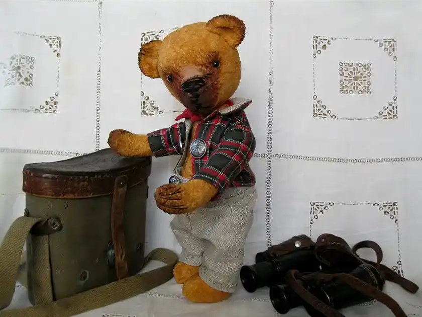 Мишка тедди в одежде Михал Михалыч