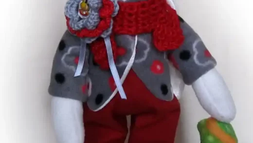 Тильда заяц с елкой