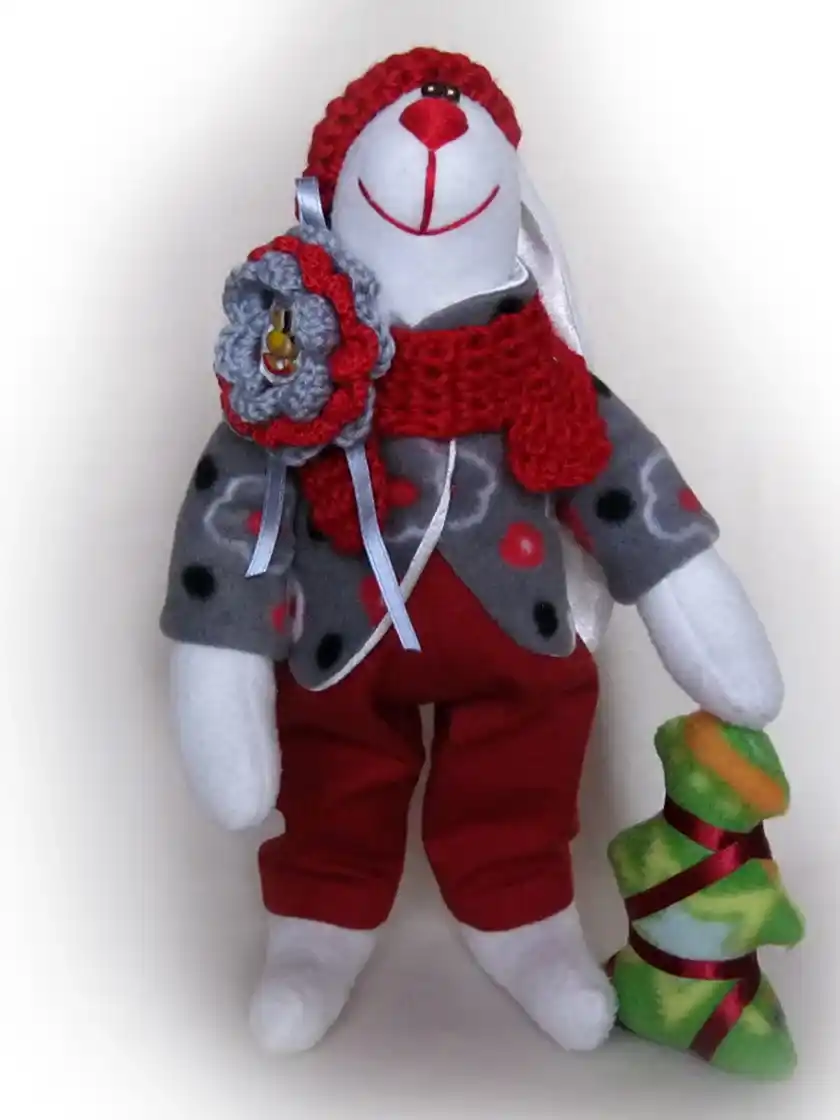 Новогодний заяц тильда