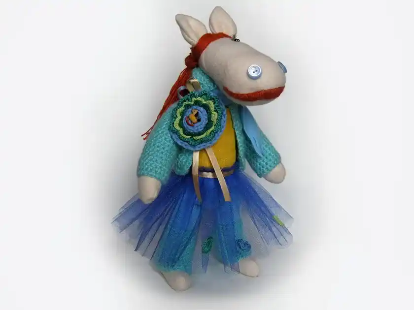 Рыжая лошадка тильда