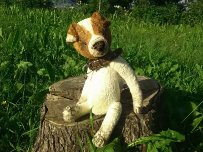 Собачка в стиле тедди