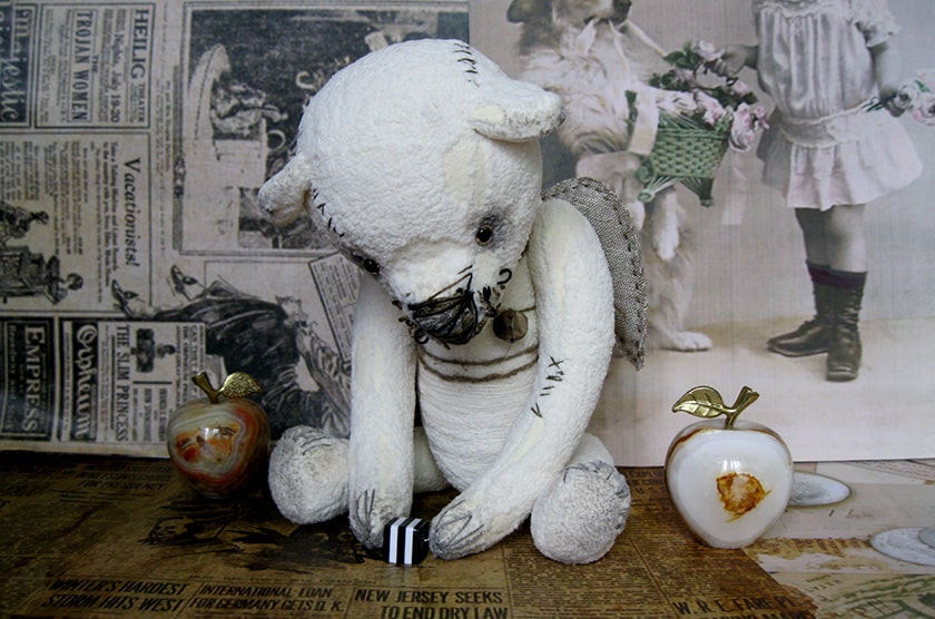 Мишка тедди из плюша