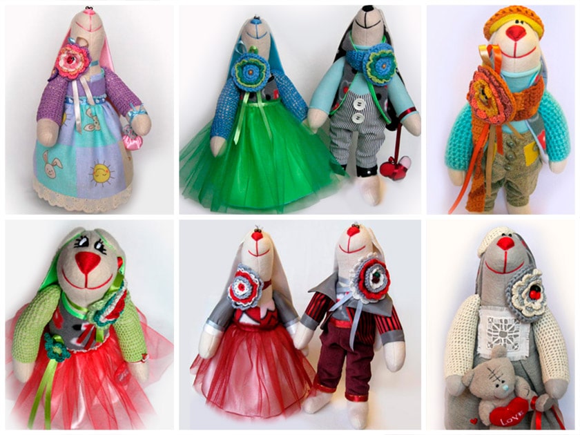 Разнообразные зайцы тильда