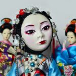 Авторская тедди долл кукла "Гейша"