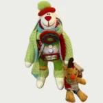 Новогодний Заяц Тильда с олененком