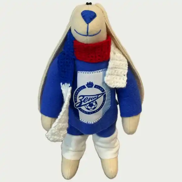 Заяц Тильда «Болельщик Зенита» в форме