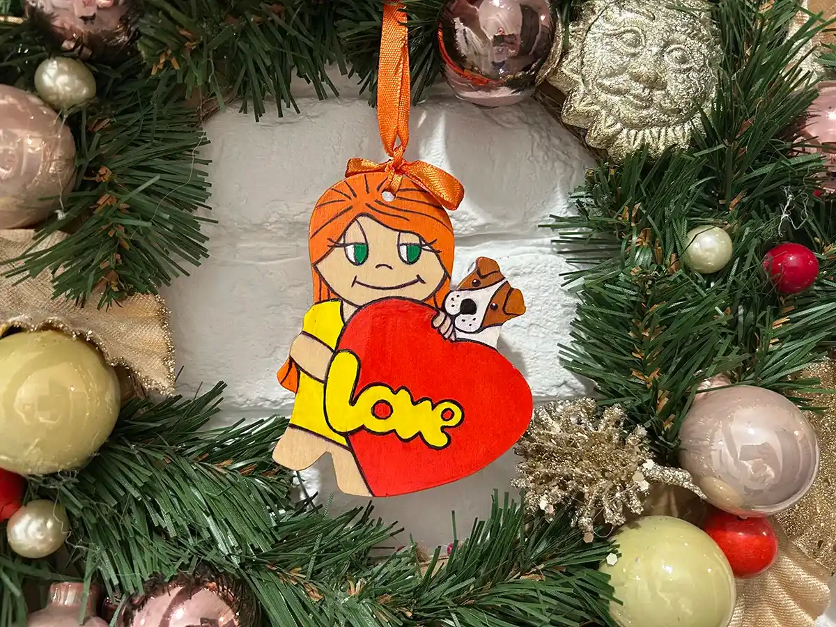 Сердечный сувенир про любовь к питомцу